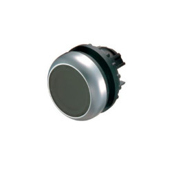 EATON - 216590 - M22-D-S - Pushbutton, RMQ-Titan, Flat, momentary, black, Blank, Bezel: titanium