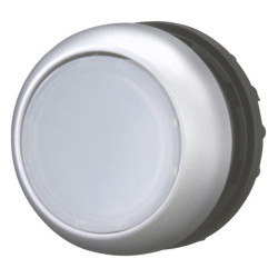 EATON - 216922 - M22-DL-W - Illuminated pushbutton actuator, RMQ-Titan, Flush, momentary, White, Blank, Bezel: titanium