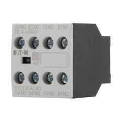 EATON ADD ON BLOCK - 276428 - DILA -XHI40 - Auxiliary contact module, 4N/O, surface mounting, screw connection