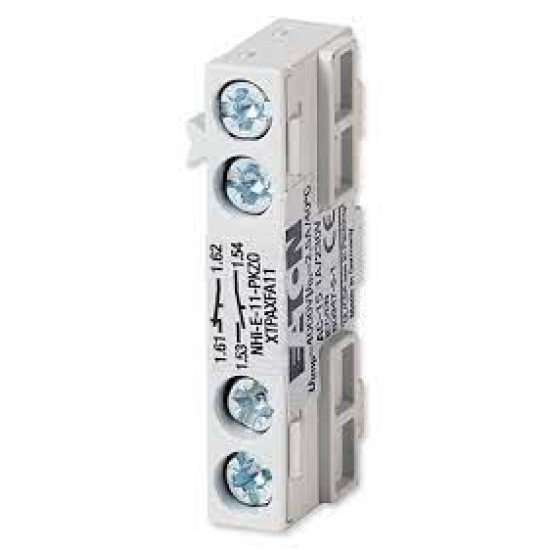 EATON NO/NC - NHI-E-11-PKZ0 - 82882 - Standard auxiliary contact, 1N/O+1N/C, flush mounting, screw connection