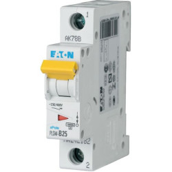 EATON MCB - 242208 - PLSM-C25 - Miniature circuit breaker (MCB), 25A, 1p, type C characteristic