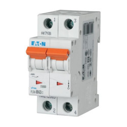 EATON MCB - 242411 - PLSM-C63/2 - Miniature circuit breaker (MCB), 63A, 2p, type C characteristic