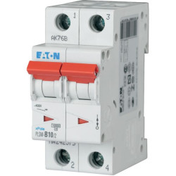 EATON MCB - 242401 - PLSM-C10/2 - Miniature circuit breaker (MCB), 10A, 2p, type C characteristic