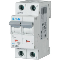EATON MCB - 242405 -  PLSM-C16/2 - Miniature circuit breaker (MCB), 16A, 2p, type C characteristic