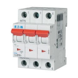 EATON MCB - 242470 - PLSM-C10/3 - Miniature circuit breaker (MCB), 10A, 3p, type C characteristic