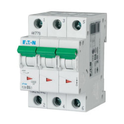 EATON MCB - 242468 - PLSM-C6/3 - Miniature circuit breaker (MCB), 6A, 3p, type C characteristic