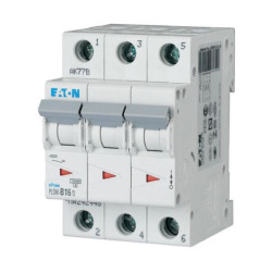 EATON MCB - 242474 - PLSM-C16/3 - Miniature circuit breaker (MCB), 16A, 3p, type C characteristic