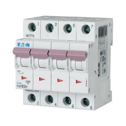 EATON MCB - 242615 - PLSM-C32/4 - Miniature circuit breaker (MCB), 32A, 4p, type C characteristic
