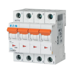 EATON MCB - 242618 - PLSM-C63/4 - Miniature circuit breaker (MCB), 63A, 4p, type C characteristic
