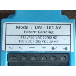 Rectifier - 415/460 VAC 190/205 VDC, 2 Amp UM-101 AV 