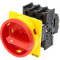 EATON MAIN SWITCH - 41097 - P1-25/EA/SVB - Main switch, P1, 32 A, flush mounting, 3 pole, 1 N/O, 1 N/C, Emergency switching off function, With red rotary 